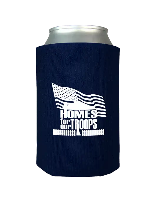 Dark Navy Foam Coolie w/Homes For Our Troops, AJ FOYT RACING