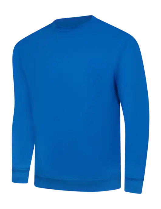 True Royal 9 oz 50/50 Cotton/Poly Crew Sweatshirt w/Homes For Our Troops, Pit Crew Stacked